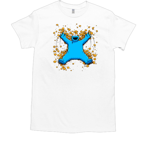 Cookie Monster Cookie Angel cartoon T-Shirt