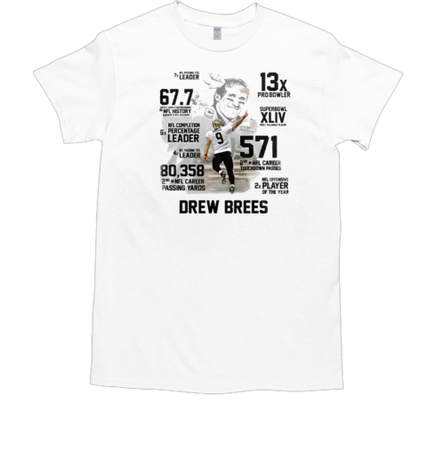 New Orleans Saints Drew Brees Legend 2024 T-Shirt