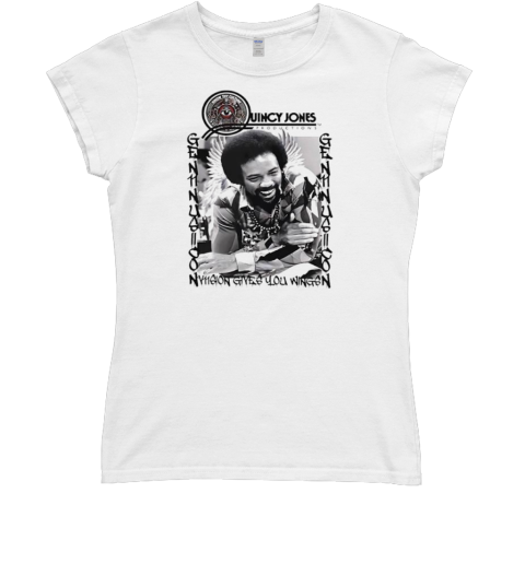 Quincy Jones RIP Music Lover Retro Classic Women's T-shirt