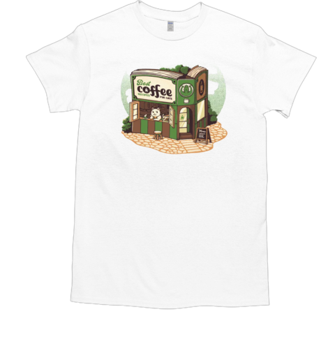 Coffeeshop Cats Bookstore by Tobe Fonseca Classic Men's T-shirt