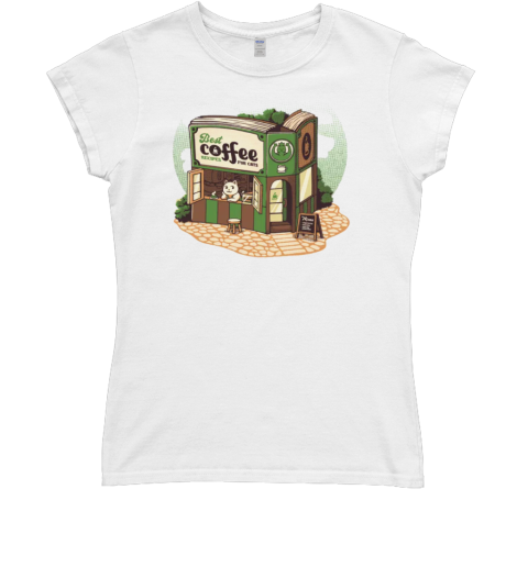 Coffeeshop Cats Bookstore by Tobe Fonseca Classic Women's T-shirt