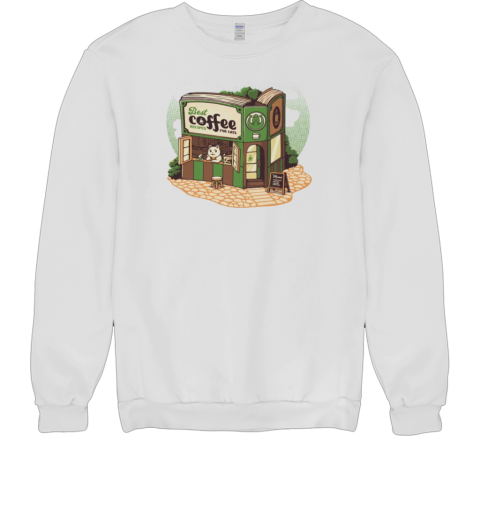 Coffeeshop Cats Bookstore by Tobe Fonseca Unisex Sweatshirt