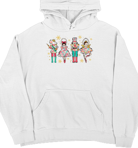 Glitter floral coquette nutcracker sugar plum fairy Unisex Hoodie