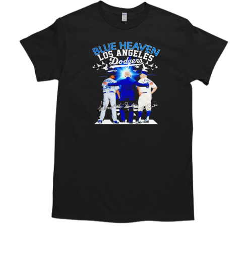 Los Angeles Dodgers Blue Heaven signatures T-Shirt