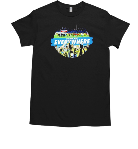 Manchester City FC follow you everywhere T-Shirt