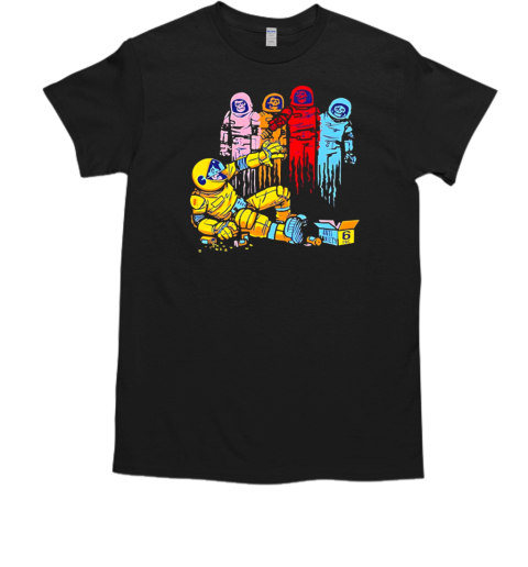 Skeleton astronaut T-Shirt
