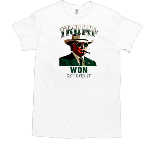 Trump smoking a cigar won get over it T-Shirt