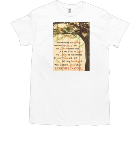 Beautiful Dragonflies MercyMe I Can Only Imagine Lyrics Surrounded By Your Glory Poster T-Shirt