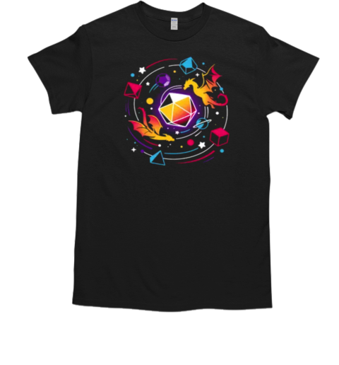 Dragon Dice Solar System  Fantasy Gamer T-Shirt