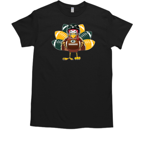 Thanksgiving Turkey Green Bay Packers T-Shirt