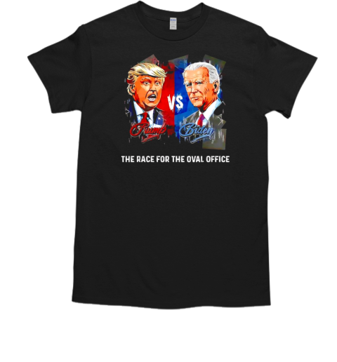 Trump Vs Biden 2024 the race for the oval offiice T-Shirt