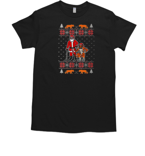 Golf Tiger Vision Ugly Christmas T-Shirt