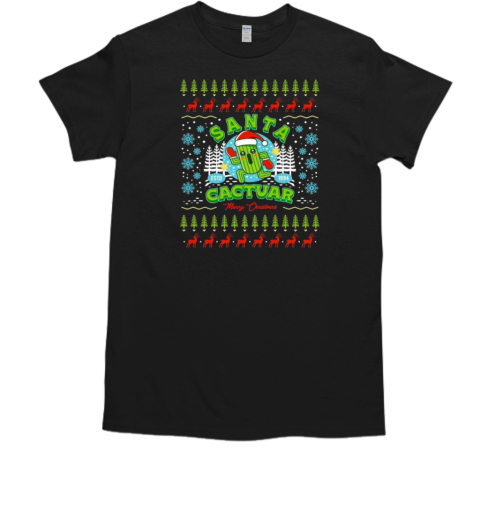 Santa Cactuar Christmas Ugly Christmas T-Shirt