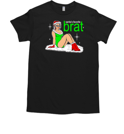 Santa's Favorite Brat ugly Christmas T-Shirt