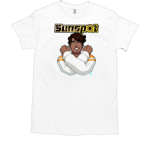 X Men 97 Sunspot Roberto da Costa Logo T-Shirt