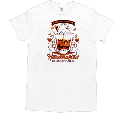 Artisanal Kitten Tea Cute Bubble Cats T-Shirt