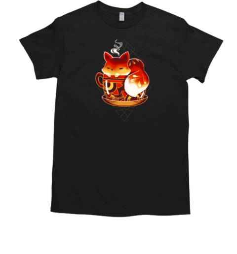 Cup of Fox Cute Coffee Animal T-Shirt