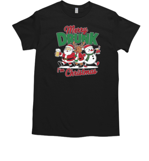 Merry Drunk I'm Christmas T-Shirt