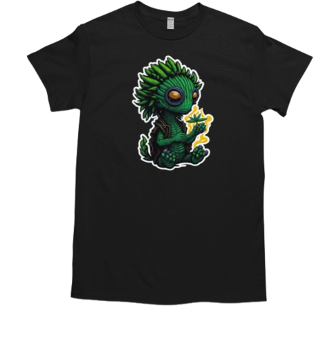 Rastafari weed alien T-Shirt