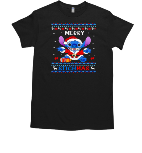 Sticks Merry Stitchmas Christmas T-Shirt