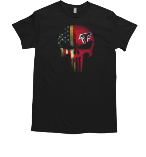 The Punisher Skull Flag Atlanta Falcons T-Shirt
