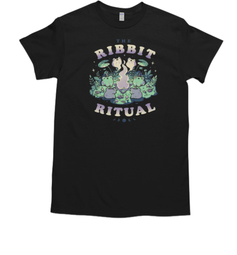 The Ribbit Ritual Funny Cute Frog Magic T-Shirt