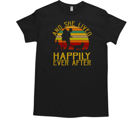 AND SHE LIVED HAPPILY EVER AFTER HIKING GIRL T-Shirt