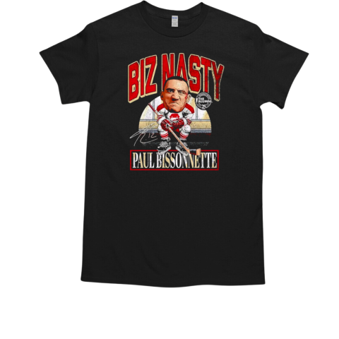 Biz Nasty Paul Bissonnette caricature Phoenix Coyotes signature T-Shirt