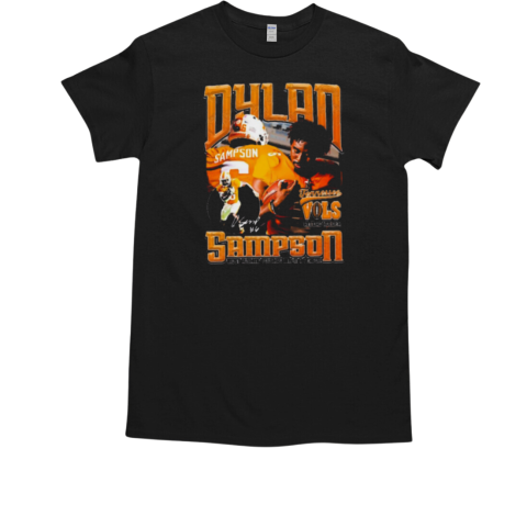 Dylan Sampson Tennessee Vols Record Holder Most Rushing Touchdowns In A Season Vintage Icon Signature T-Shirt