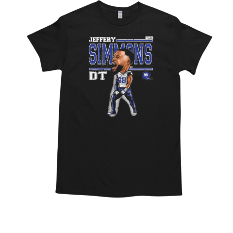 Jeffery Simmons Tennessee Titans DT Cartoon T-Shirt