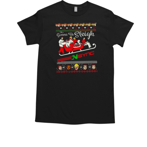 NSync Band It's Gonna Be Sleigh Ugly Christmas T-Shirt