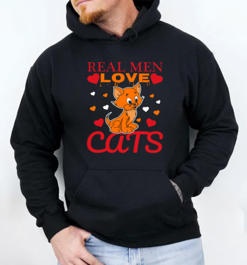 Real men love cats Unisex Hoodie