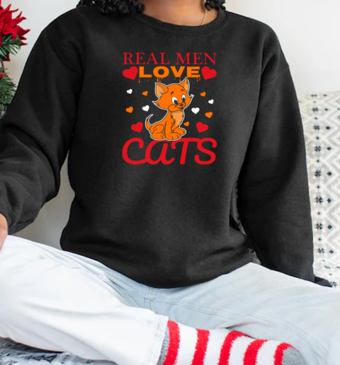 Real men love cats Unisex Sweatshirt