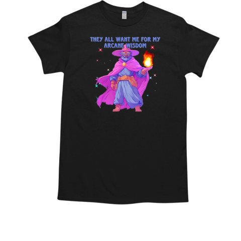 Witch they all want me for my arcane wisdom T-Shirt