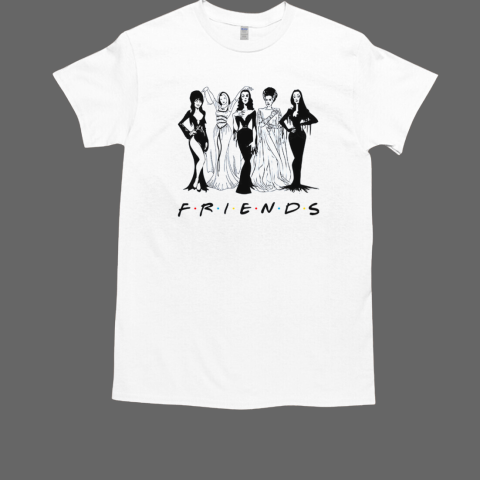 Bride of Frankenstein Lily Munster Elvira Morticia Addams Friends T-Shirt