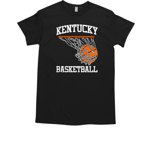 Kentucky basketball hoop swoosh T-Shirt