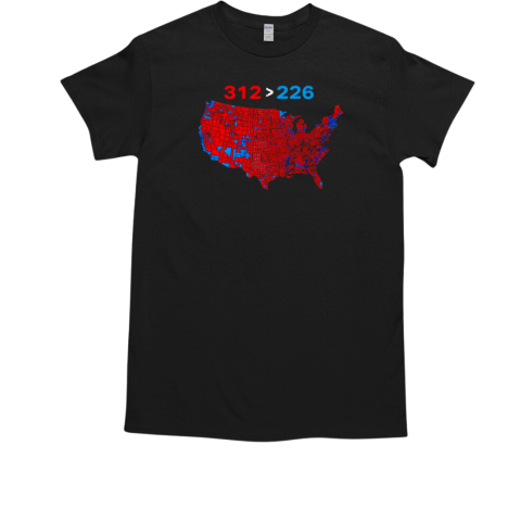 Red wave election map 312 226 T-Shirt