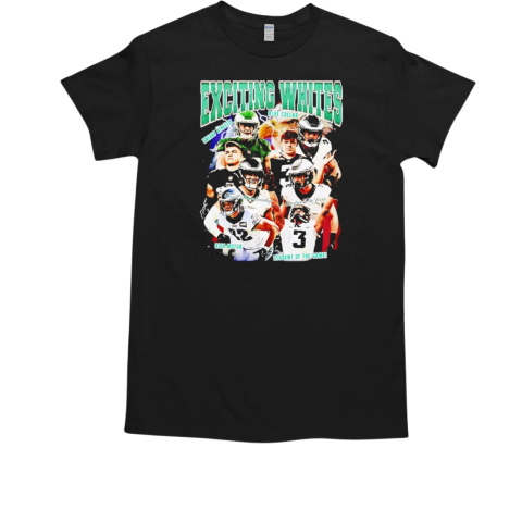 Exciting Whites Philadelphia Eagles NFL 2024 Exciting T-Shirt
