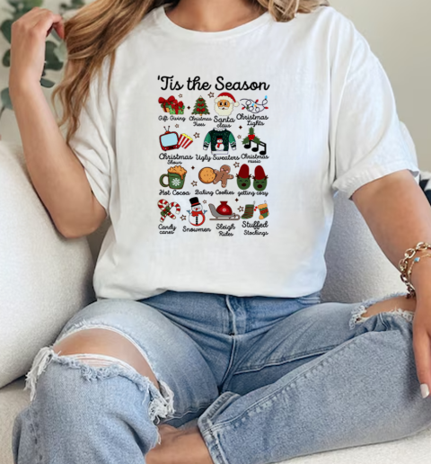 Tis The Season Merry Christmas Classic Women's T-shirt