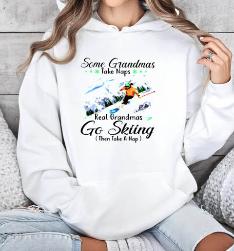 REAL GRANDMAS GO SKIING Unisex Hoodie