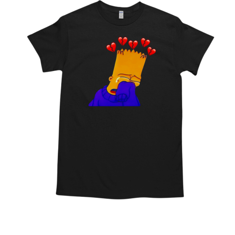 Bart Simpson sad cartoon vintage T-Shirt