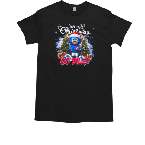 Go Bills Merry Christmas Mascot 2024 T-Shirt