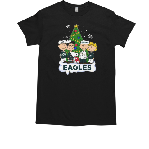 Philadelphia Eagles X Snoopy Merry Christmas 2024 T-Shirt