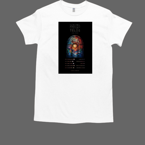 Poster Zedd Tour Telos Asia 2025 T-Shirt