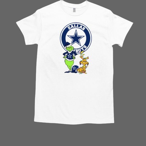 Grinch Dallas Cowboys Christmas T-Shirt