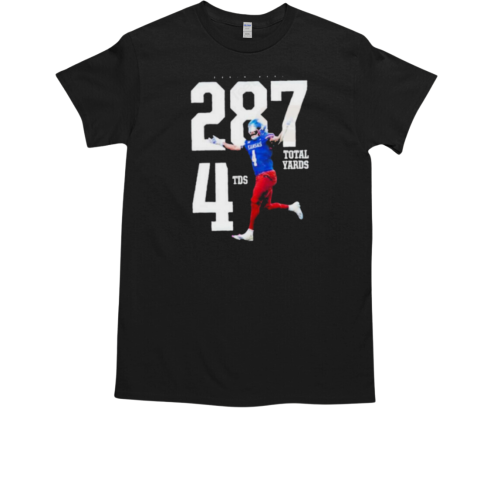 Kansas Devin Neal 287 Total Yards 4 Tds T-Shirt