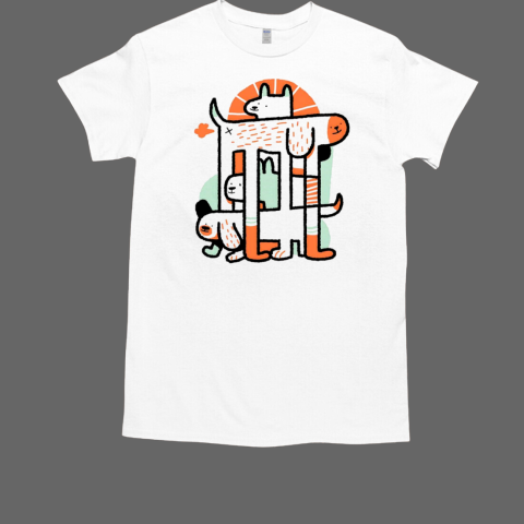 Dog surrealist bork T-Shirt