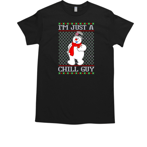 Snowman just a chill guy Christmas T-Shirt