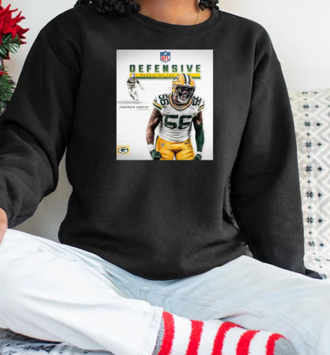 Green Bay Packers Edgerrin Cooper Linebacker Defensive Rookie Of The Month Dec Jan Signature T- Unisex Sweatshirt