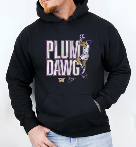 Kelsey Plum Washington Huskies Plum Dawg T- Unisex Hoodie